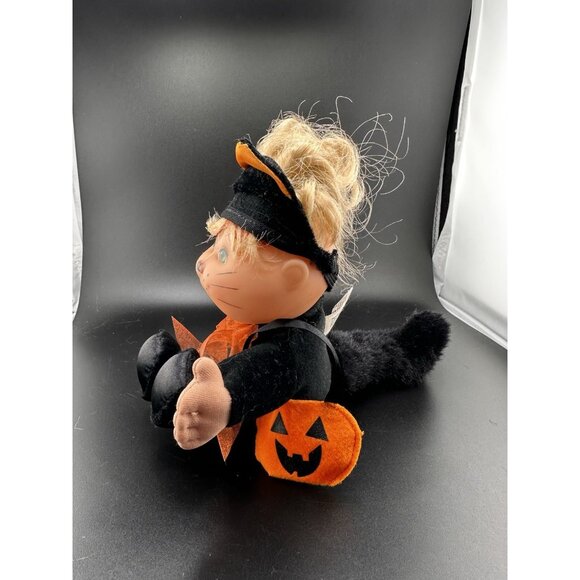 2000 Cabbage Patch Kids Black Cat Plush Doll 10" Halloween Vtg HTF Rare - Picture 7 of 16